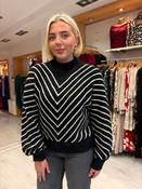 Karen By Simonsen chevron sweater image