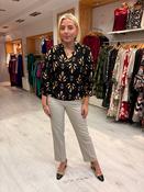 Smashed Lemon Black &amp; Beige Print Blouse image