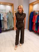 Co'Couture Brown Two-Piece Set