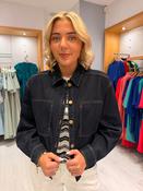 St Tropez Navy Denim Shirt Jacket image