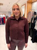 Soaked Burgundy Cardigan image