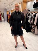 Saint Tropez Black Chiffon Dress