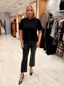 Soaked Black Embellished Neckline Top