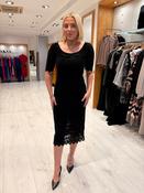 Soaked Black Lace Detail Dress image