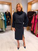 K Design Navy Knit Dress image