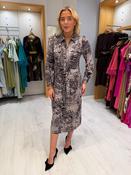 K Design Animal Print Shirt Dress image