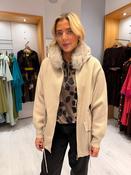 K Design Faux Fur Collar Jacket image