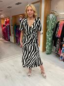 Smashed Lemon Black and White Dress