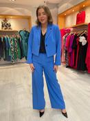 Soaked In Luxury Blue Wide Leg Trouser