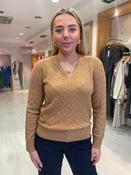 Hv Polo Celia Sand V-Neck Knit image