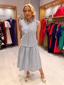 HV Polo Striped Midi Skirt