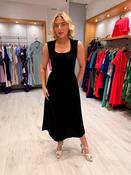 Soaked Ribbed Black Dress image