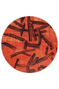 Meditation Collection Kanji Ginger Chocolat Circle 2069 image