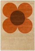 Orla Kiely Flower Placement Pumpkin/Ecru 158203 image