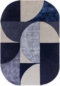Matrix Indigo MAX74 Oval Rug