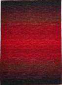 Panorama Kilim Black Red image