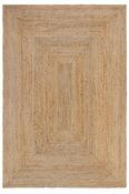 Beige Jute &amp; Sisal,Flatweave,Washable,Door Mat Living Room Rug in Small size, Hand Woven using Polypropylene and Modern design in 90 x 150 cm size image