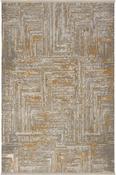 Beige &amp; Cream Abstract Patterned Rug for Kitchen in Small size 80 × 150 cm image