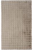 Brown Sheepskin Washable Rug with Plush Soft Pile for Bedroom and Living Room in Small size 90 × 150 cm image