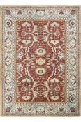 Red &amp; Multicolour Persian &amp; Oriental Printed Cotton Washable Rug for Kitchen in Small size 75 × 150 cm image