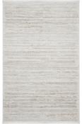 Cream &amp; Beige Stripes Abstract Cotton Rug for Kitchen in Small size 80 × 150 cm image