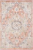 Beige &amp; Multicolour Persian &amp; Oriental Rug with Plush Soft Pile for Bedroom and Living Room in Small size 80 × 150 cm image