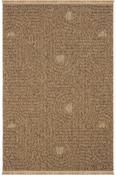 Brown Scandi Plain Jute Rug for Outdoor Area in Small size 80 × 150 cm image