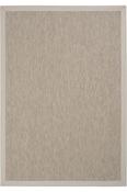 Beige Bordered Jute &amp; Sisal Rug for Outdoor Area in Small size 80 × 150 cm image