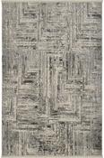 Beige &amp; Grey Abstract Patterned Rug for Kitchen in Small size 80 × 150 cm image