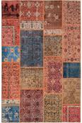 Multicolour Patchwork Cotton Washable Rug for Kitchen in Small size 75 × 150 cm image