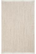 Cream &amp; Beige Scandi Plain Rug for Bedroom and Living Room in Small size 80 × 50 cm