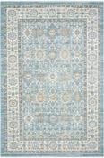 Blue &amp; Grey Persian &amp; Oriental Rug with Plush Soft Pile for Bedroom and Living Room in Small size 80 × 150 cm image