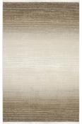 Brown &amp; Cream Scandi Plain Rug for Bedroom and Living Room in Small size 80 × 150 cm image