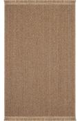 Brown Plain Patterned Washable Rug for Outdoor Area in Small size 80 × 150 cm image