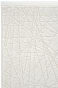 Cream Patterned Plain Rug with Soft Pile for Bedroom and Living Room in Small size 80 × 50 cm