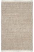 Beige Stripes Rug with Soft Pile for Bedroom and Living Room in Small size 80 × 150 cm