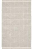 Beige Geometric Patterned Washable Rug for Outdoor Area in Small size 80 × 150 cm image