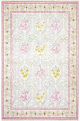 Cream &amp; Multicolour Floral Printed Cotton Rug for Kitchen in Small size 80 × 150 cm