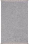 Grey Scandi Plain Rug for Bedroom and Living Room in Small size 80 × 50 cm image