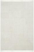 Cream Patterned Scandi Rug for Bedroom and Living Room in Small size 80 × 150 cm