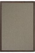 Grey &amp; Brown Bordered Jute &amp; Sisal Rug for Outdoor Area in Small size 80 × 150 cm image