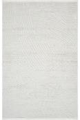 Cream Scandi Patterned Cotton Rug for Kitchen in Small size 80 × 150 cm image