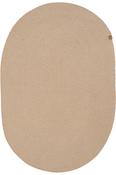 Beige Jute &amp; Sisal Flatweave Cotton Hand Woven Rug with Soft Pile for Bedroom and Living Room in Round size 50 × 80 cm image