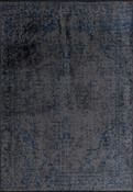 Blue Vintage Area Rug in Medium size, Hand Loom using Cotton,Polyester,Acrylic,Viscose with Grey and Traditional design in 160 x 230 cm size image