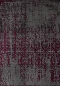 Red Distressed Living Room Rug in Medium size, Hand Loom using Cotton,Polyester,Acrylic,Viscose with Grey and Modern design in 160 x 230 cm size image