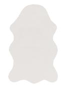 Cream Hides &amp; Skins Area Rug in Small size, Machine Made using Polyester and Modern design in 90 x 150 cm size image