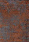 Grey Abstract Living Room Rug in Medium size, Hand Loom using Cotton,Polyester,Acrylic,Viscose with Orange and Modern design in 160 x 230 cm size image