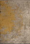 Brown Abstract Area Rug in Medium size, Hand Loom using Cotton,Polyester,Acrylic,Viscose with Yellow and Modern design in 160 x 230 cm size image