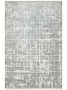 Grey Abstract Living Room Rug in Small size, Machine Made using Polyester with Cream and Modern design in 80 x 150 cm size image