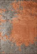 Brown Abstract Area Rug in Medium size, Hand Loom using Cotton,Polyester,Acrylic,Viscose with Orange and Modern design in 160 x 230 cm size image